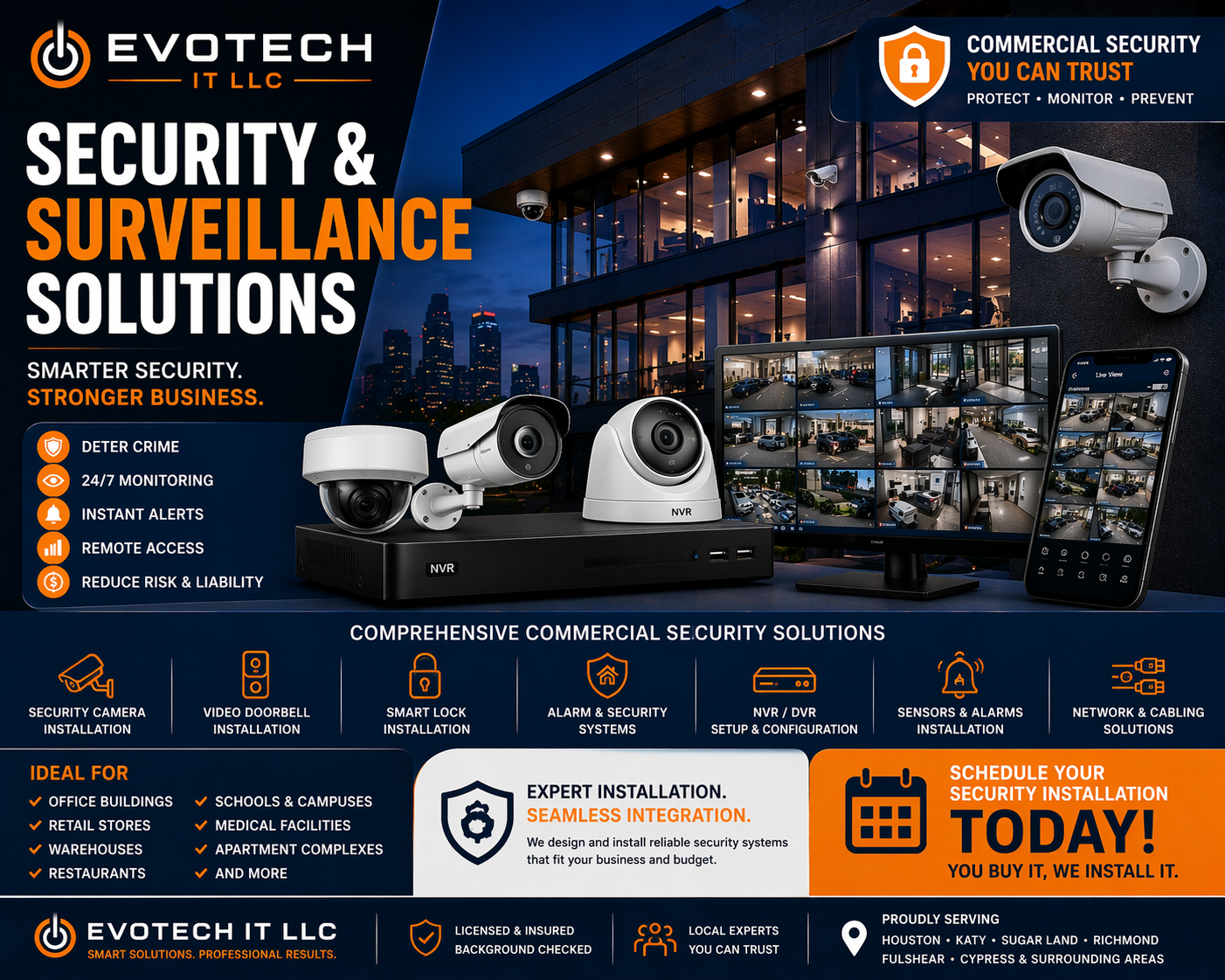 Security & Surveillance Solutions - EVOTECH IT LLC